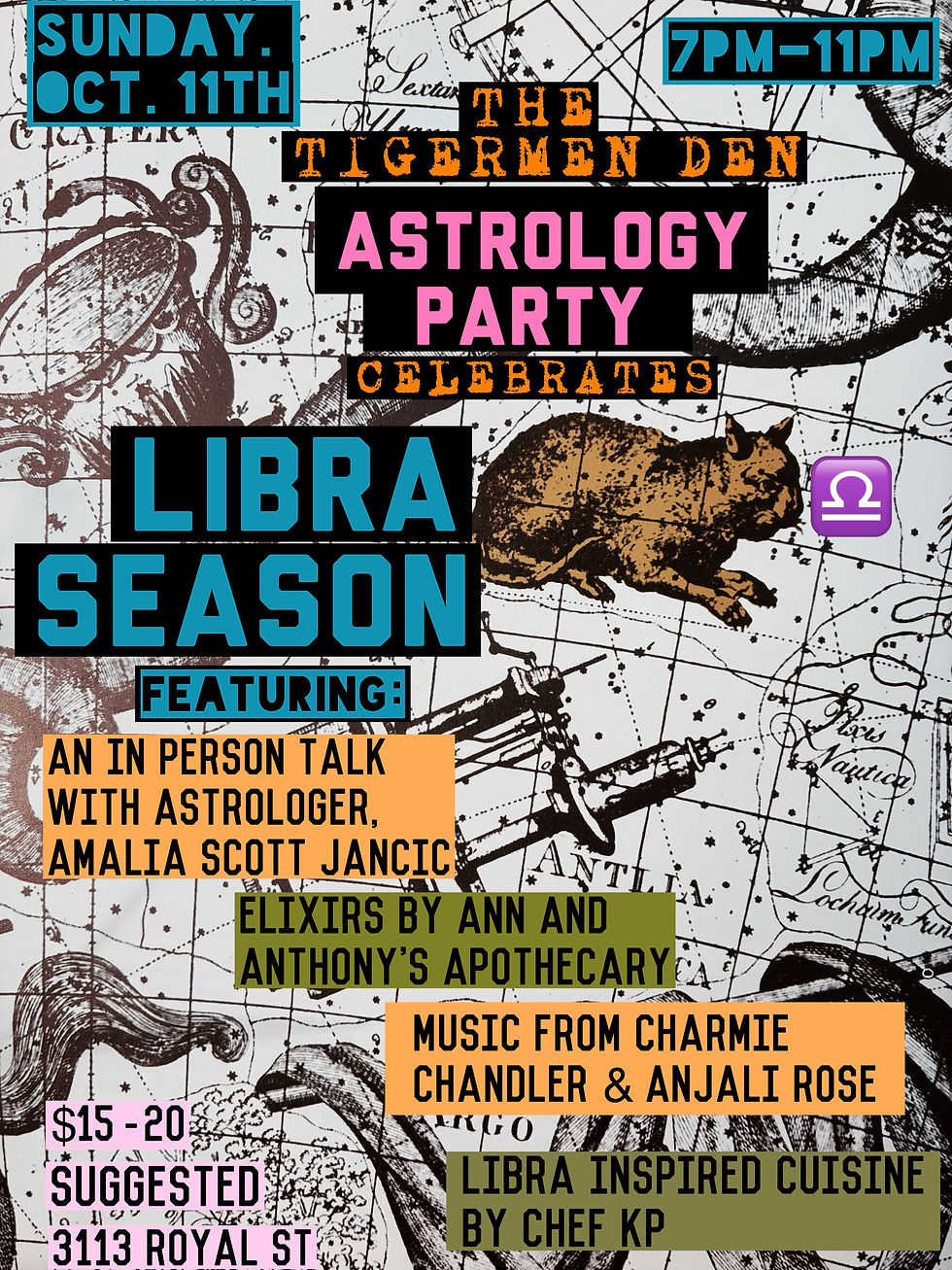 Tigermen Den Astro Party in LIBRA