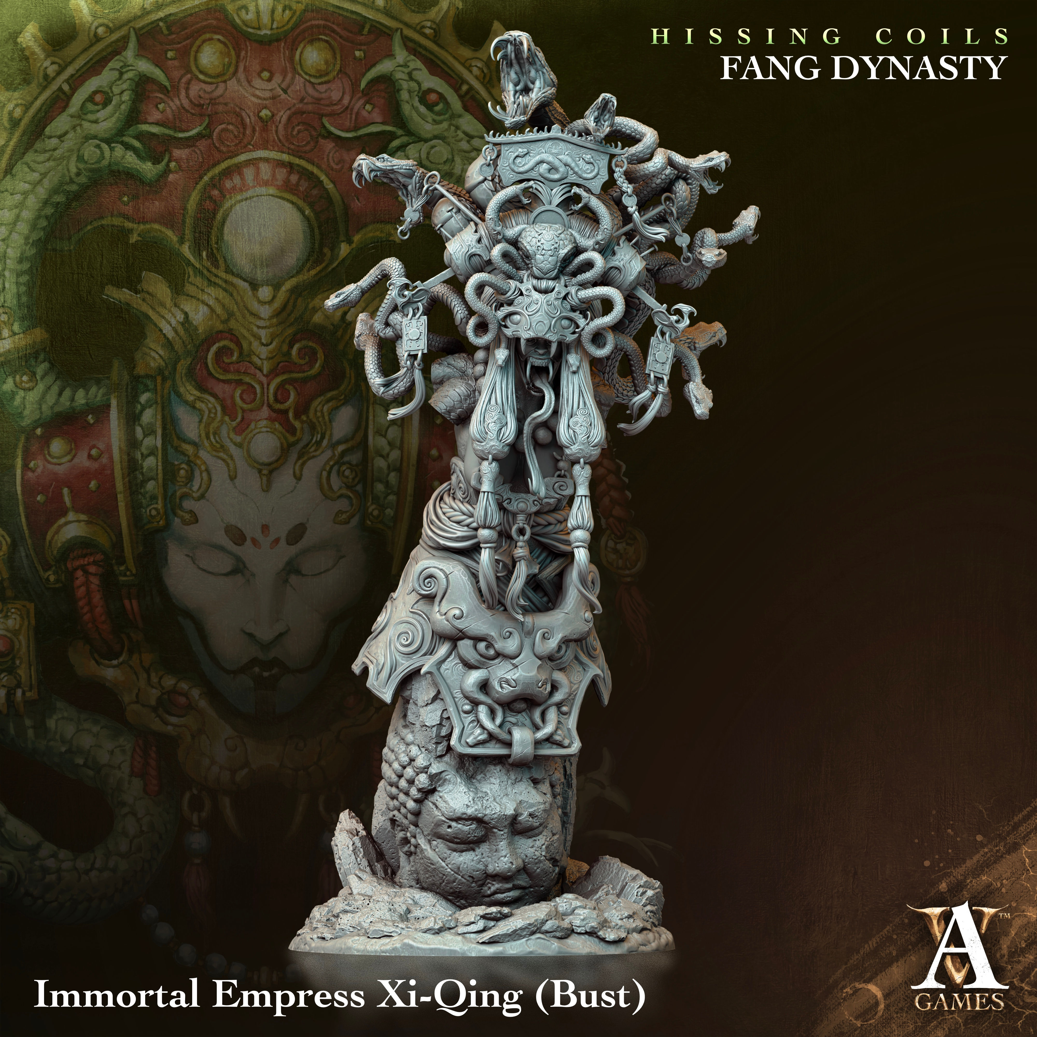 Immortal Empress Xi-Qing Bust