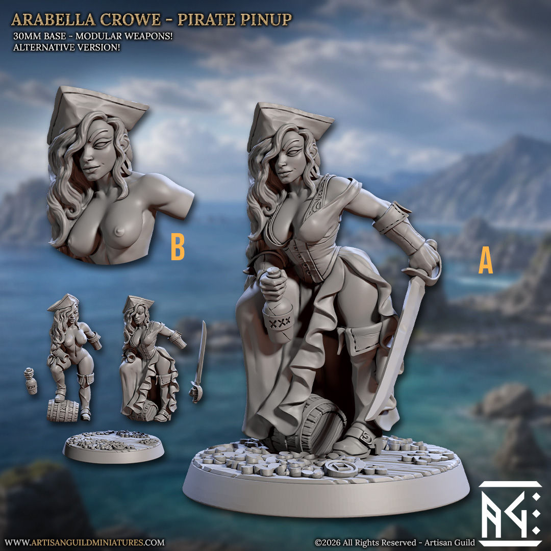 Arabella Crowe, Pirate Pinup