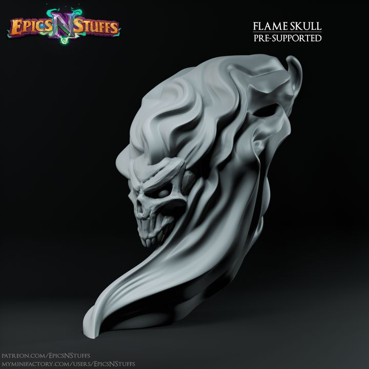 Thumbnail: Flaming Skulls