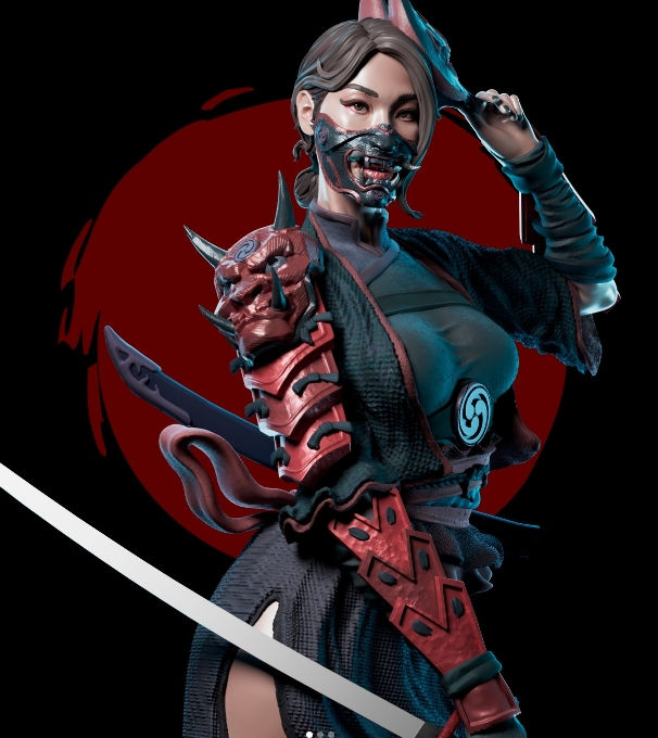 Kunoichi by Ounce Art