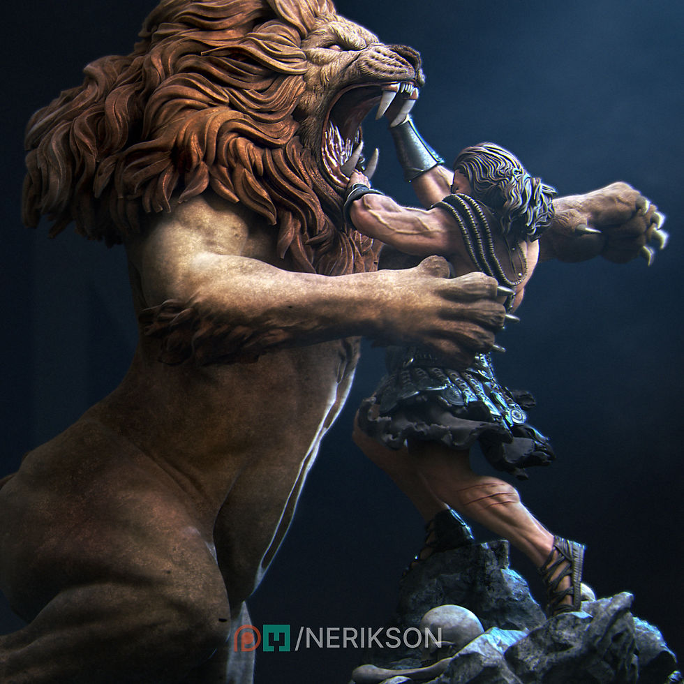 Heracles and the Nemean Lion