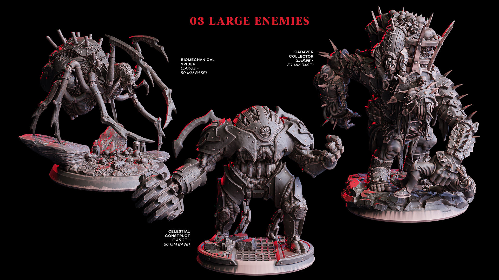 Large Enemies | Flesh & Steel
