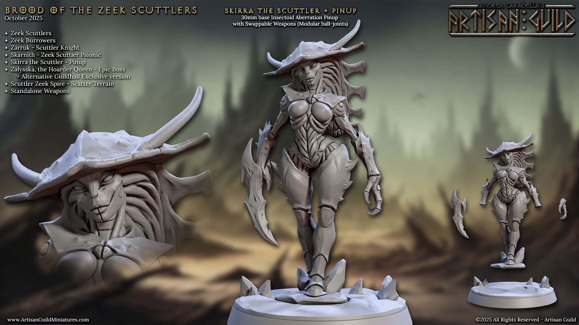 Skirra the Scuttler, Zeek Pinup