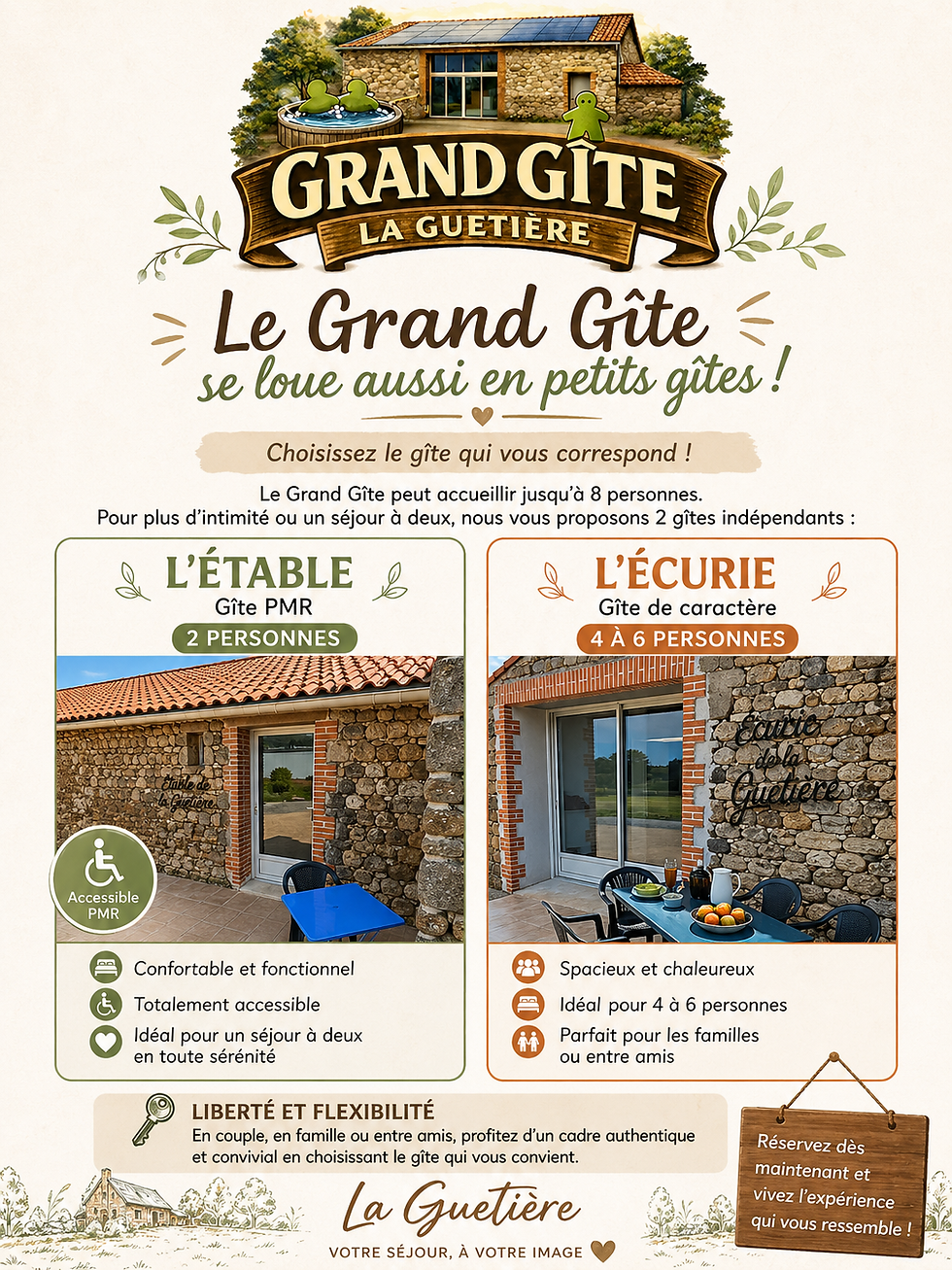 Un peu de magie pour séparer le Grand Gîte en petits Gîtes Super Véroïne ?