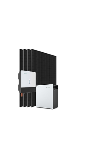 All black panels & inverter