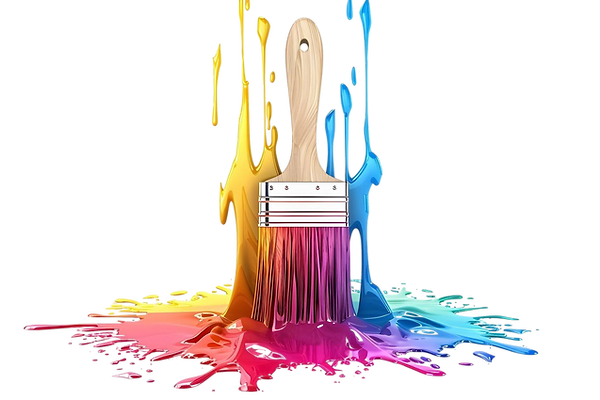 vibrant-3d-paintbrush-icon-with-dripping-paint-white-backdropsymbolizing-creativity-arts.p