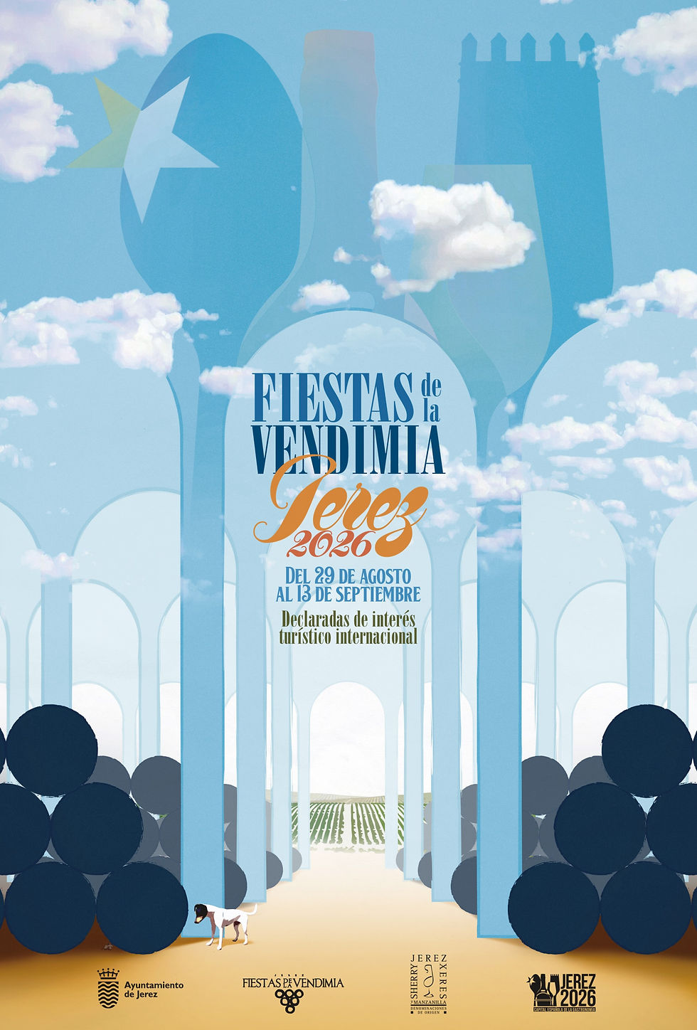 cartel oficial fiesta de la vendimia jerez 2026