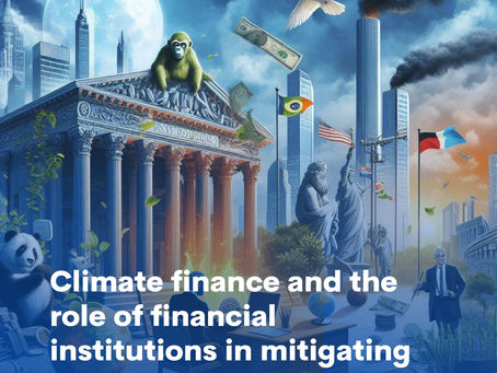 Climate Finance and The Role of Financial Institutions in Mitigating Climate Change