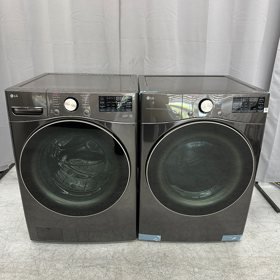 Thumbnail: LG WM4000HBA, DLEX4000B Front Load Set - 4.5 cu.ft.