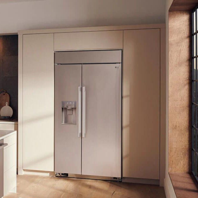 الصورة المصغرة: LG SRSXB2622S 25.6 cu.ft. Built-In Side by Side Refrigerator