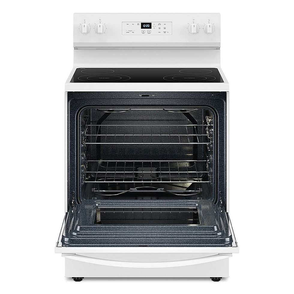 サムネイル： Whirlpool WFES3030RW Freestanding Electric Range 5.3 cu.ft.