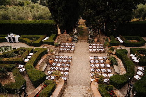 Wedding ceremony layout
