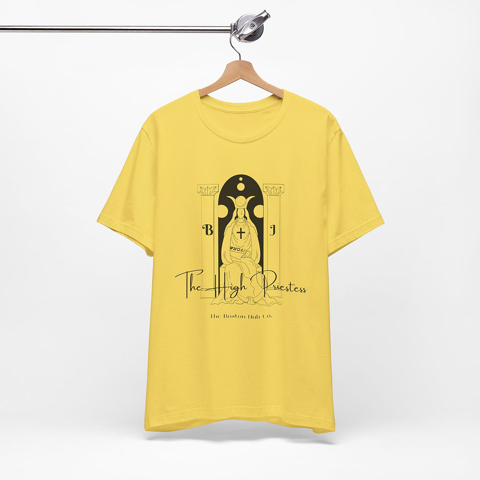 Thumbnail: T-Shirt | MORE Colors | Unisex | Sizes: XS - 5XL | Tarot Card The High Priestess