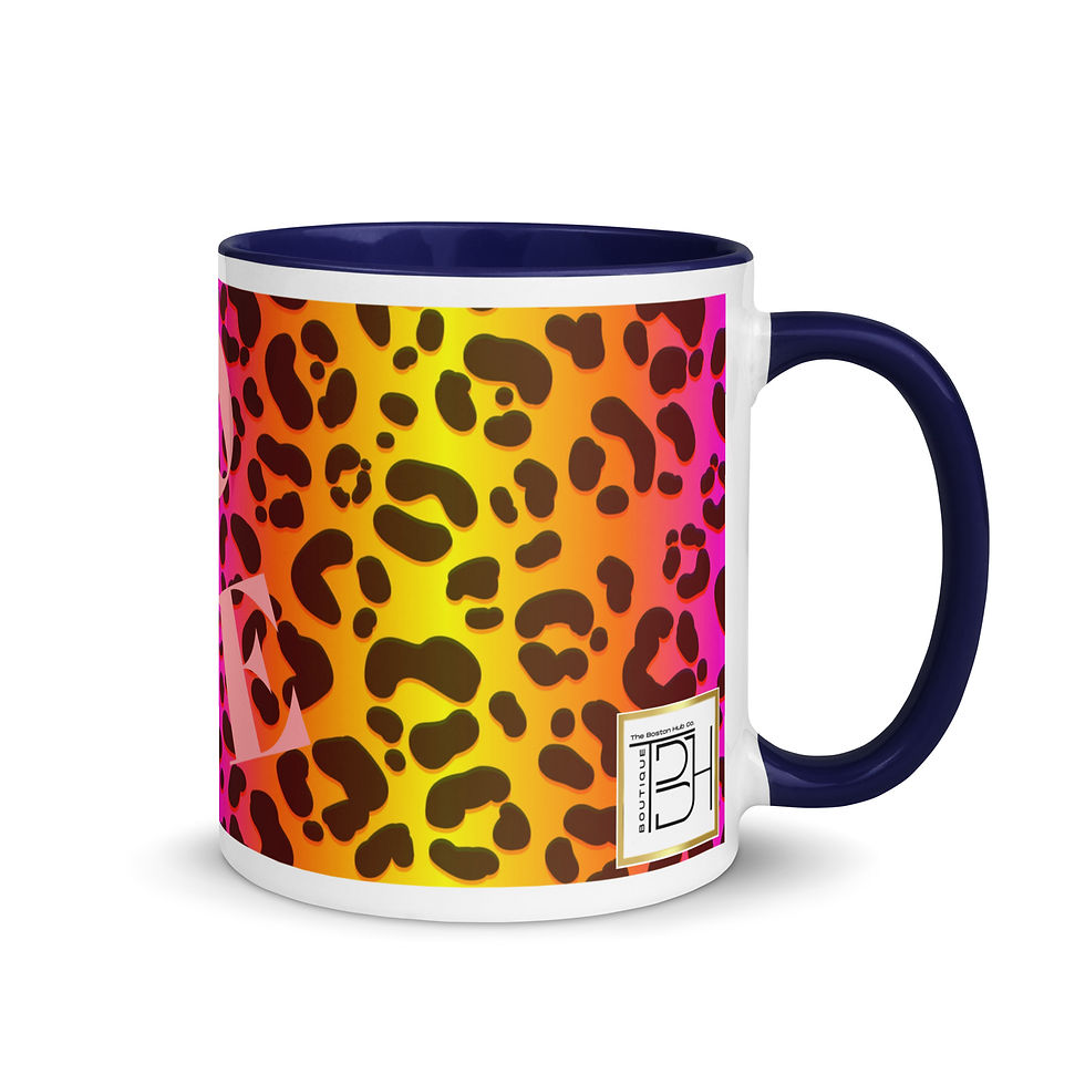 Thumbnail: Coffee Mug | MORE Colors | 2 Sizes | Ceramic White | Animal Print Love