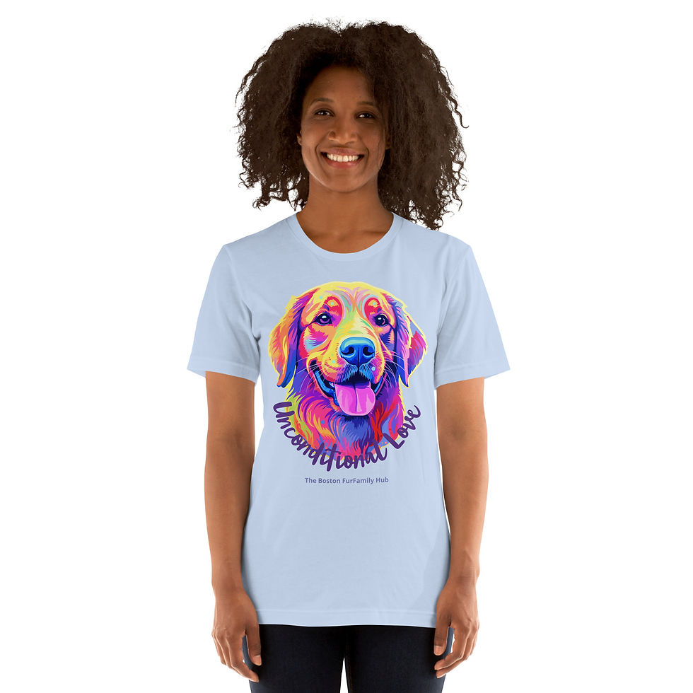 Thumbnail: T-Shirt | 10 Colors | Unisex | Sizes: XS - 5XL | Labrador Unconditional Love