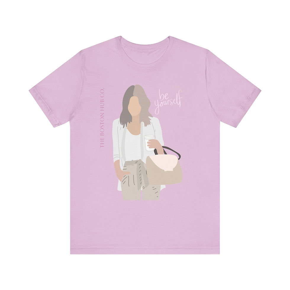 Thumbnail: T-Shirt | MORE Colors | Unisex | Sizes: XS - 5XL | Woman Be Yourself Pink