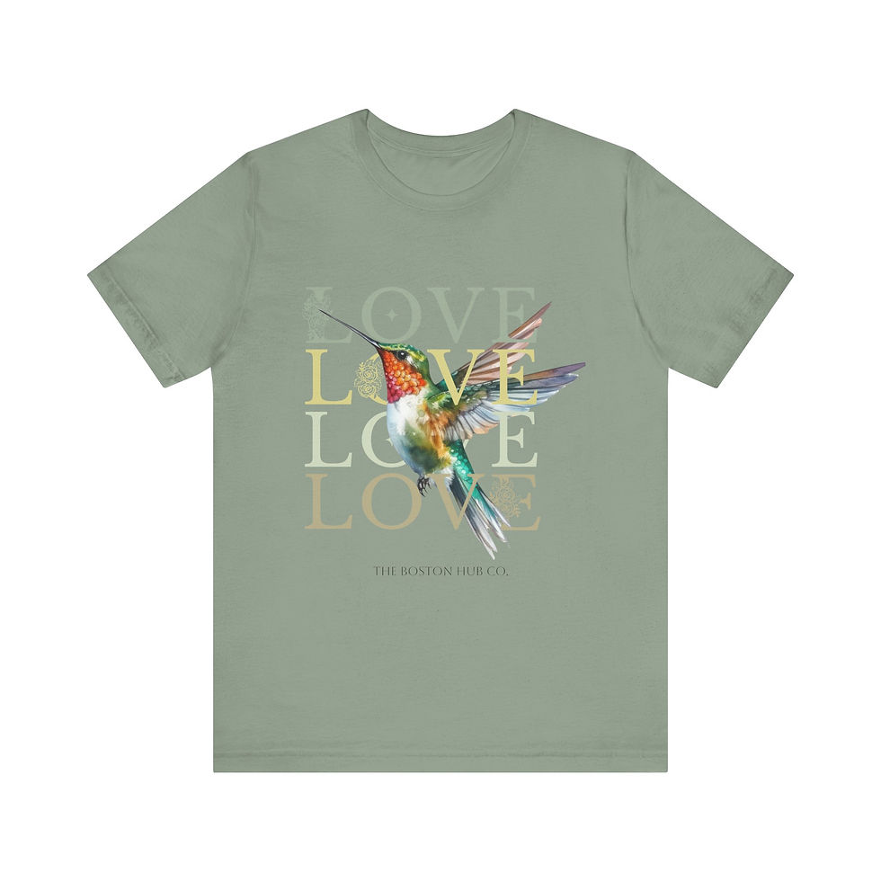 Thumbnail: T-Shirt | MORE Colors | Unisex | Sizes: XS - 5XL | Hummingbird Loves