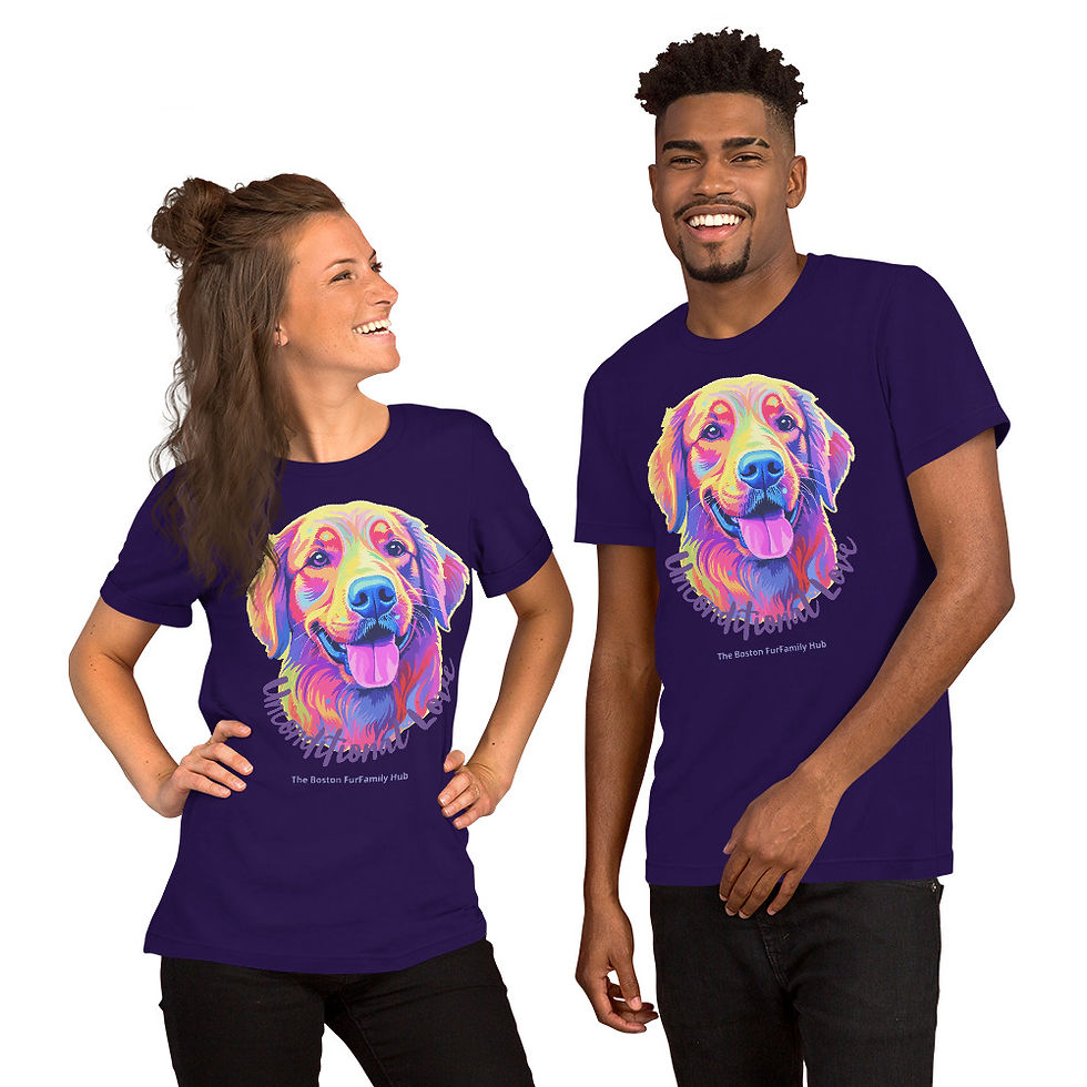 Thumbnail: T-Shirt | 10 Colors | Unisex | Sizes: XS - 5XL | Labrador Unconditional Love