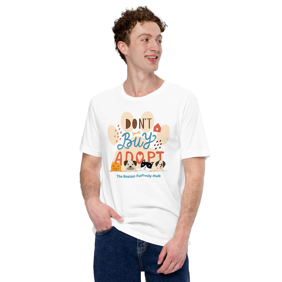 Thumbnail: T-Shirt | 1 Color | Unisex |  Sizes: XS - 5XL | Don't Buy Adopt