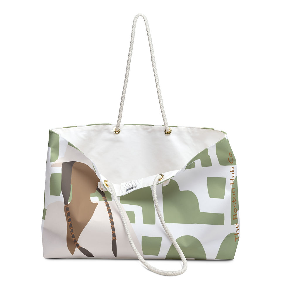 Thumbnail: Weekender Bag | 1 Size | White | Woman with Heat