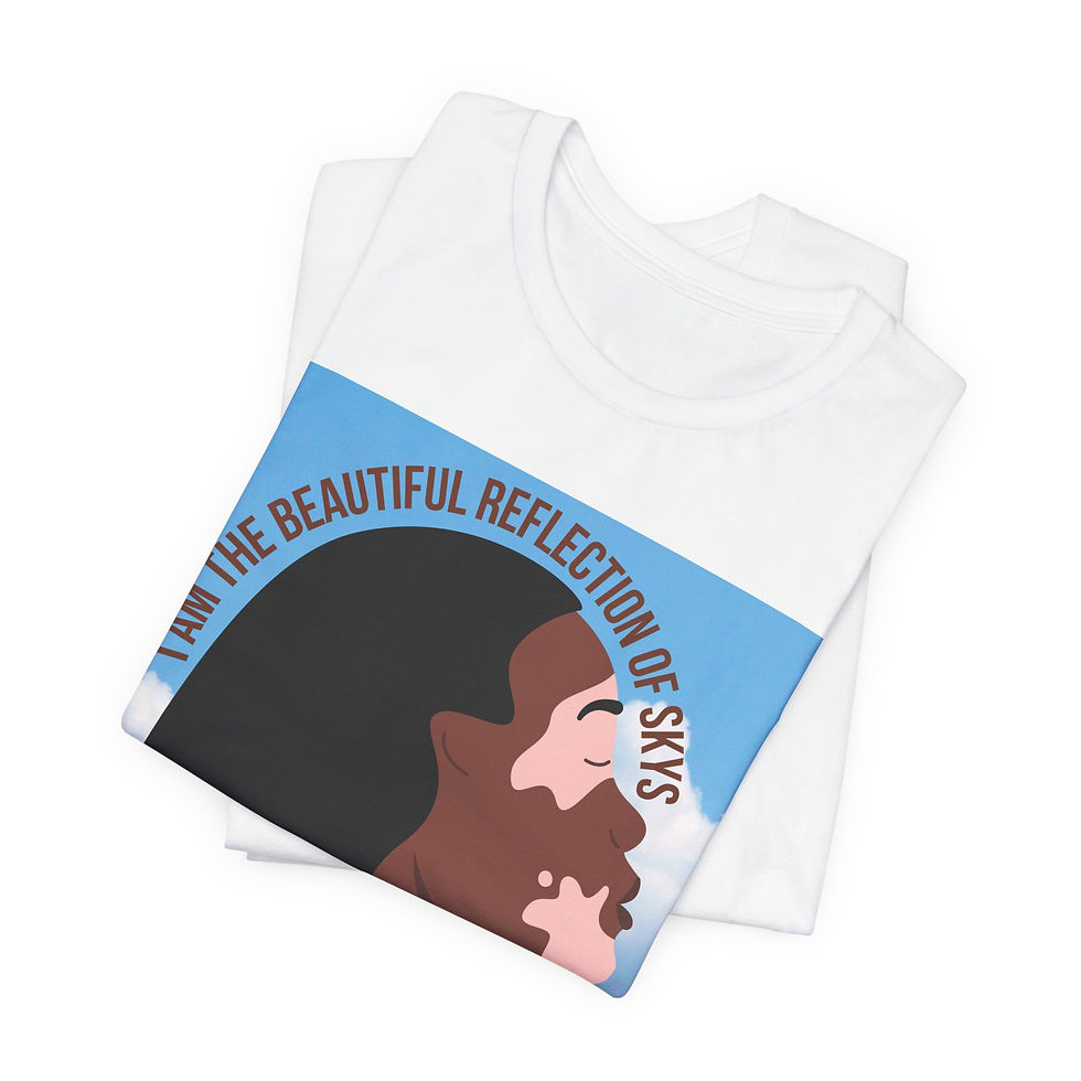 Thumbnail: T-Shirt | MORE Colors | Unisex | Sizes: XS - 5XL | Beautiful Woman Vitiligo