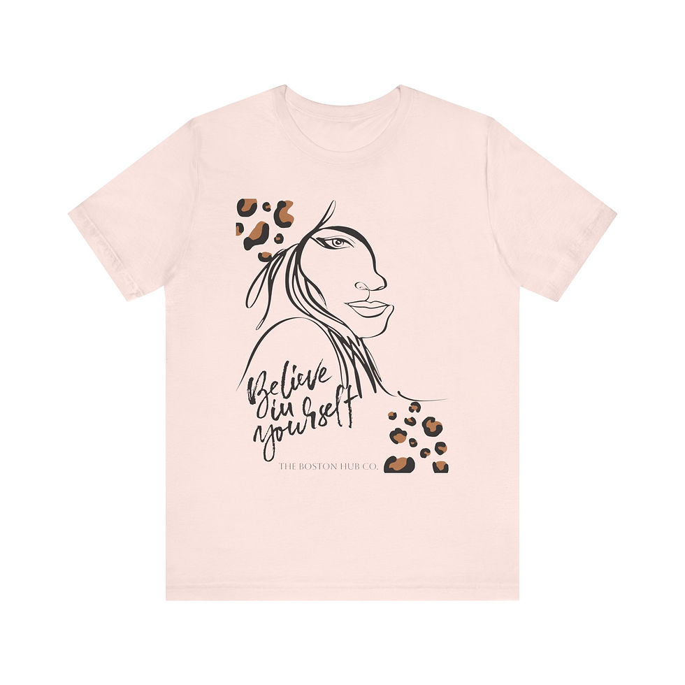 Thumbnail: T-Shirt | MORE Colors | Unisex | Sizes: XS - 5XL | Woman Believe in Yourself
