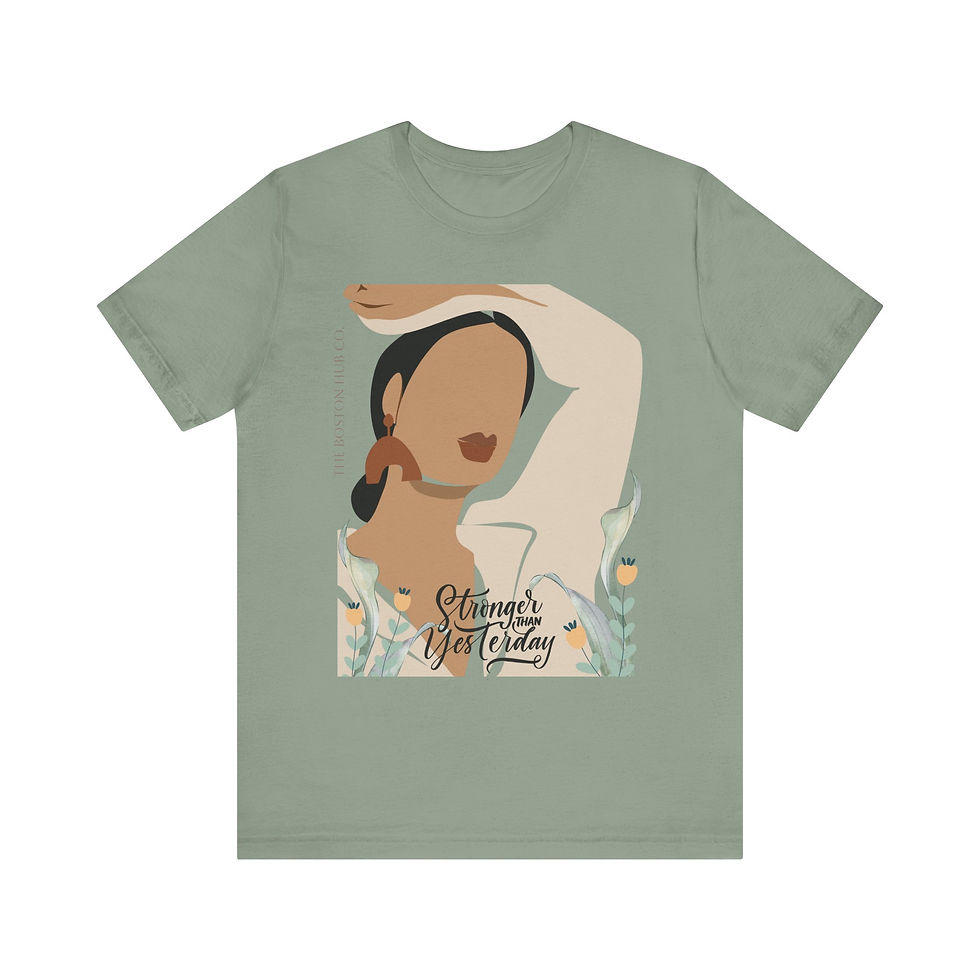 Thumbnail: T-Shirt | MORE Colors | Unisex | Sizes: XS - 5XL | Woman Stronger Than Yesterday