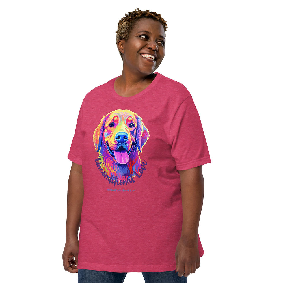 Thumbnail: T-Shirt | 10 Colors | Unisex | Sizes: XS - 5XL | Labrador Unconditional Love