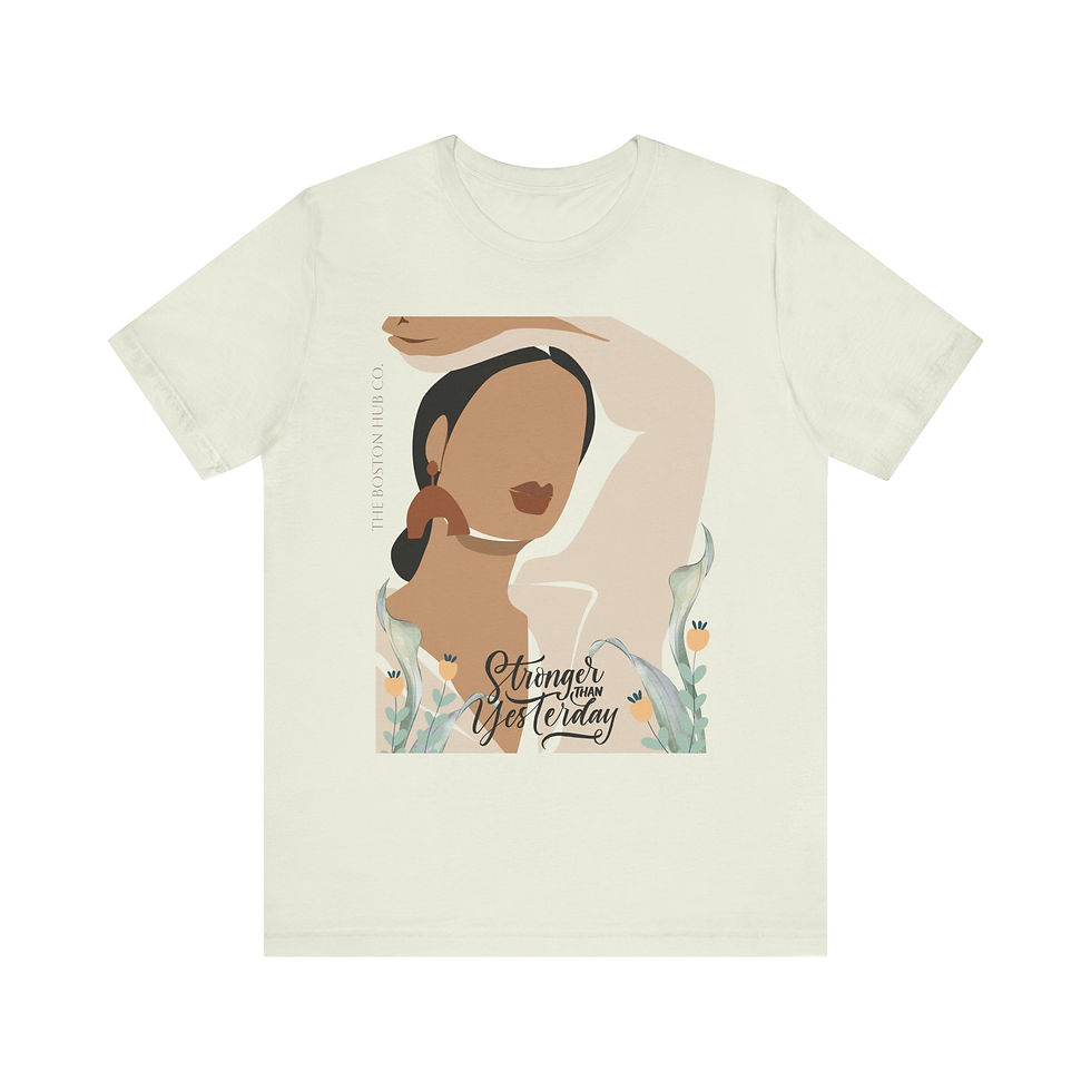 Thumbnail: T-Shirt | MORE Colors | Unisex | Sizes: XS - 5XL | Woman Stronger Than Yesterday