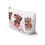 Thumbnail: Accessory Pouch | 2 Sizes | White | Yorkies Cup Cakes I Love You