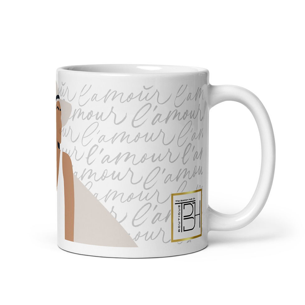 Thumbnail: Coffee Mug | 3 Sizes | Ceramic Glossy White | Woman L'amore