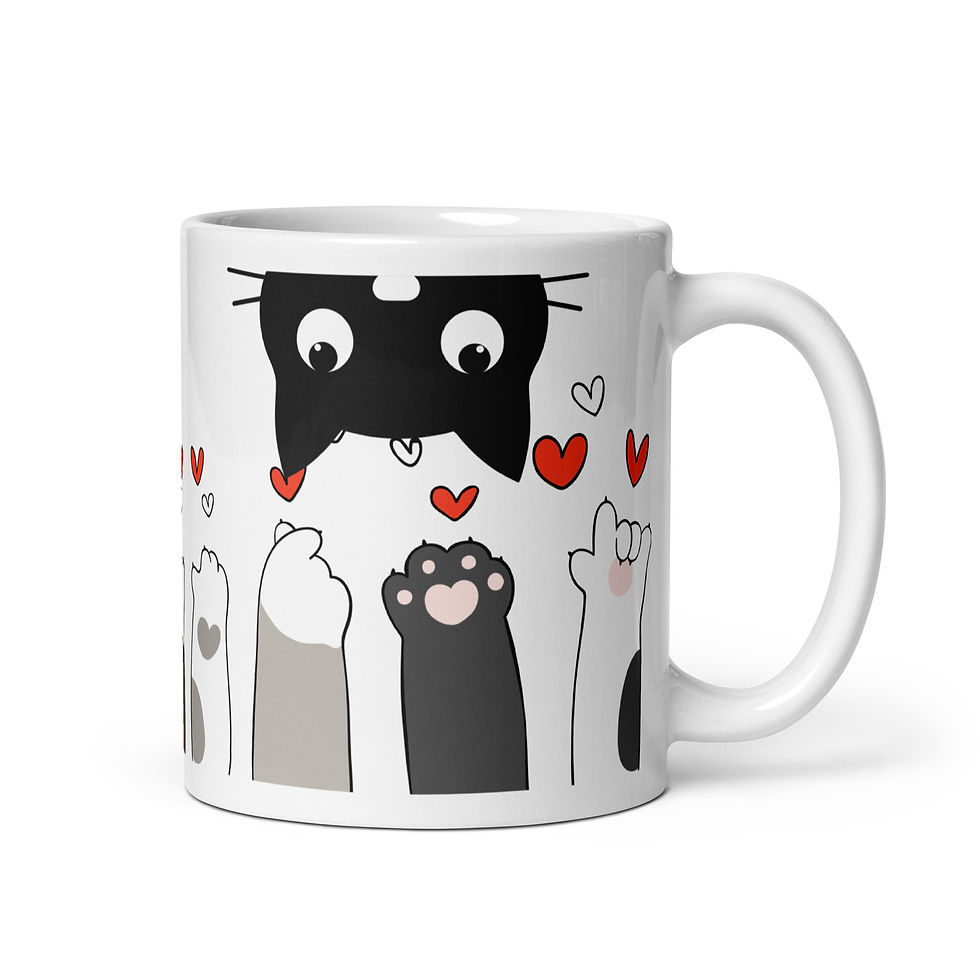 Thumbnail: Mug | 3 Sizes | Ceramic Glossy White | PURkaboo 