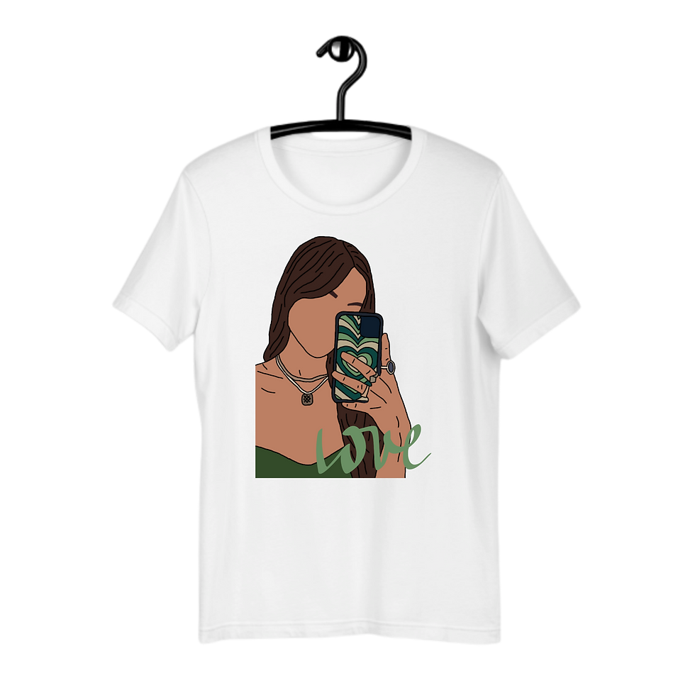 Thumbnail: T-Shirt | MORE Colors | Unisex | Sizes: XS - 5XL | Woman Taking Picture Love
