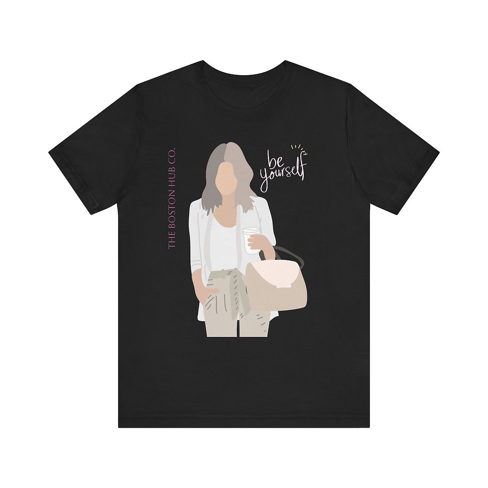 Thumbnail: T-Shirt | MORE Colors | Unisex | Sizes: XS - 5XL | Woman Be Yourself Pink