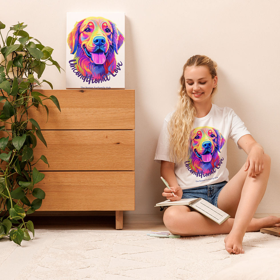 Thumbnail: T-Shirt | 10 Colors | Unisex | Sizes: XS - 5XL | Labrador Unconditional Love