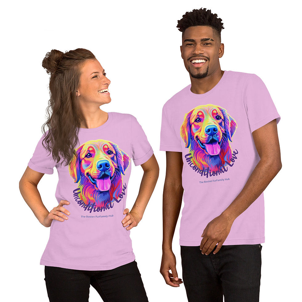 Thumbnail: T-Shirt | 10 Colors | Unisex | Sizes: XS - 5XL | Labrador Unconditional Love