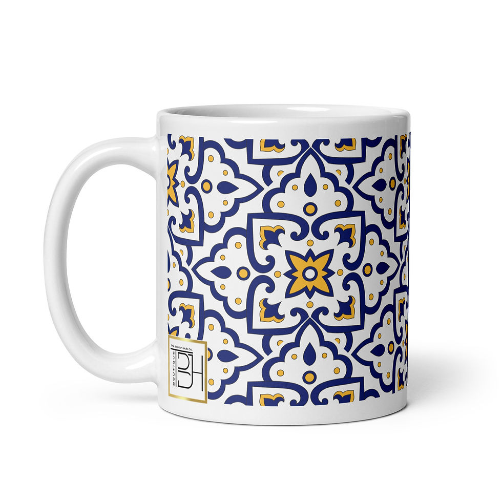 Thumbnail: Coffee Mug | 3 Sizes | Ceramic Glossy White | Mosaic Smile Best Outfit
