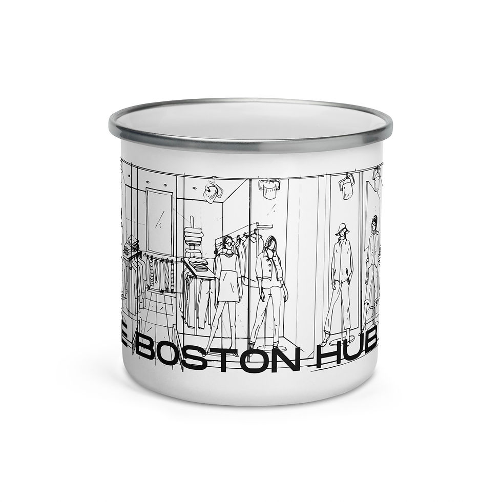 Thumbnail: Coffee Mug | 1 Size | White Enamel | Store Front