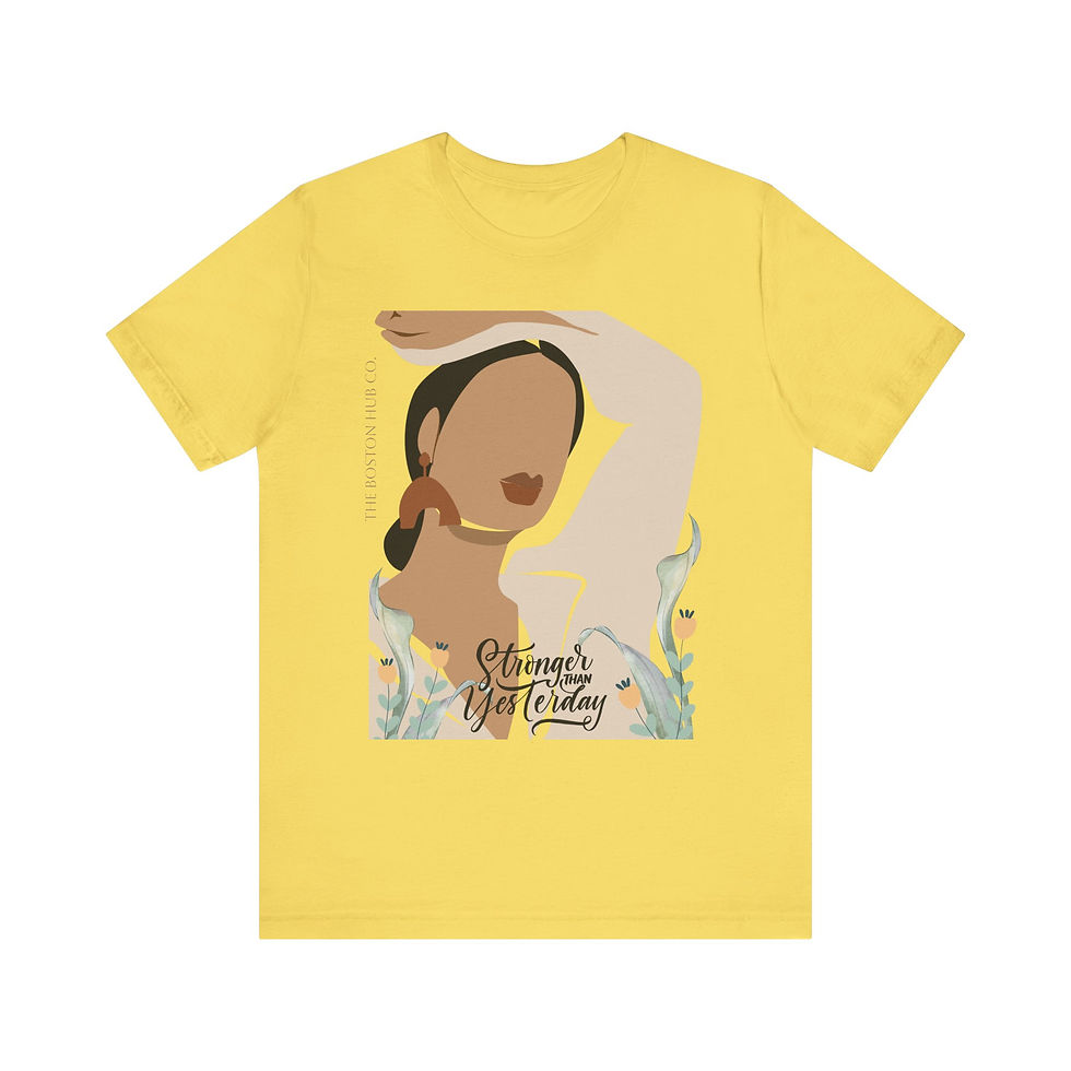 Thumbnail: T-Shirt | MORE Colors | Unisex | Sizes: XS - 5XL | Woman Stronger Than Yesterday