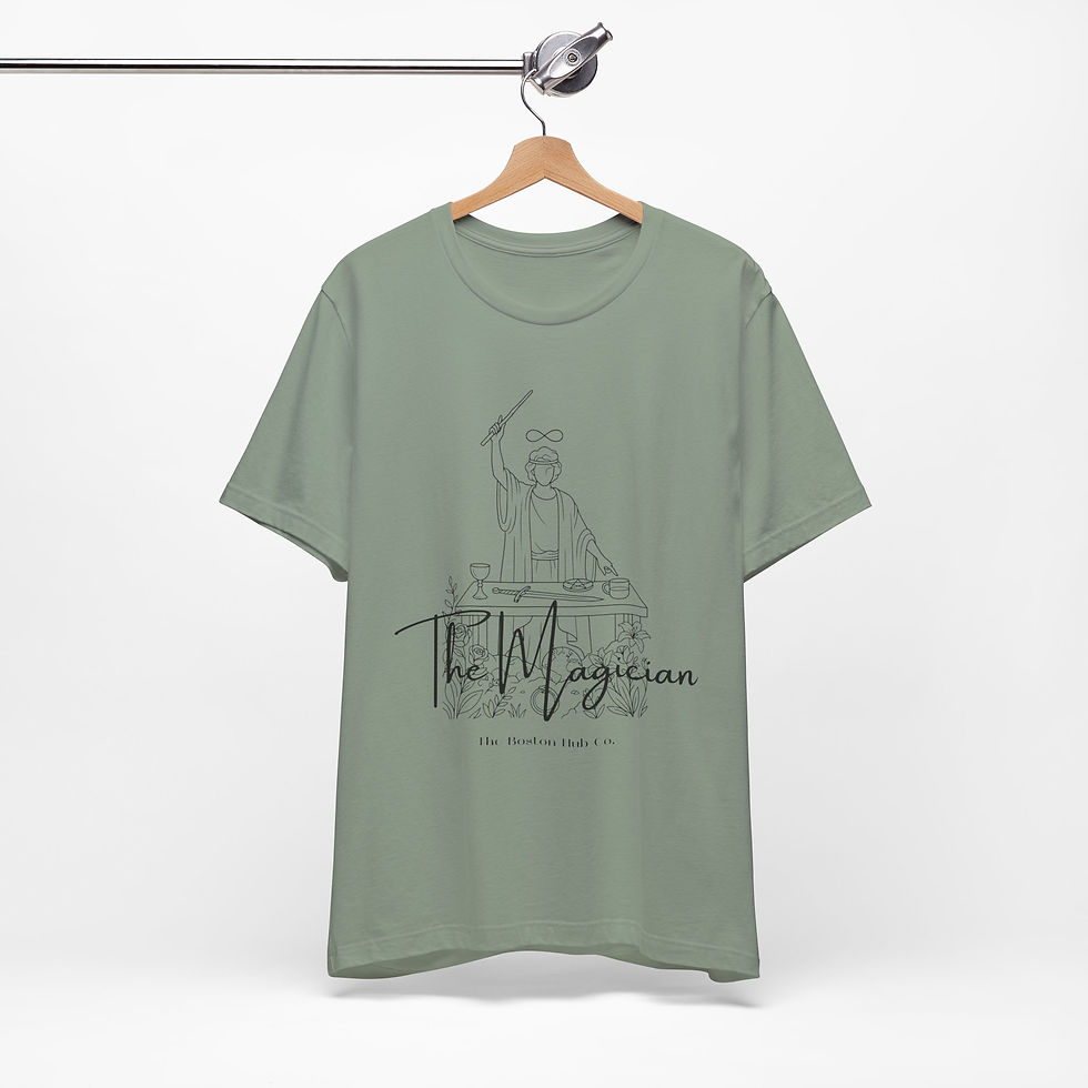 Thumbnail: T-Shirt | MORE Colors | Unisex | Sizes: XS - 5XL | Tarot Card The Magician