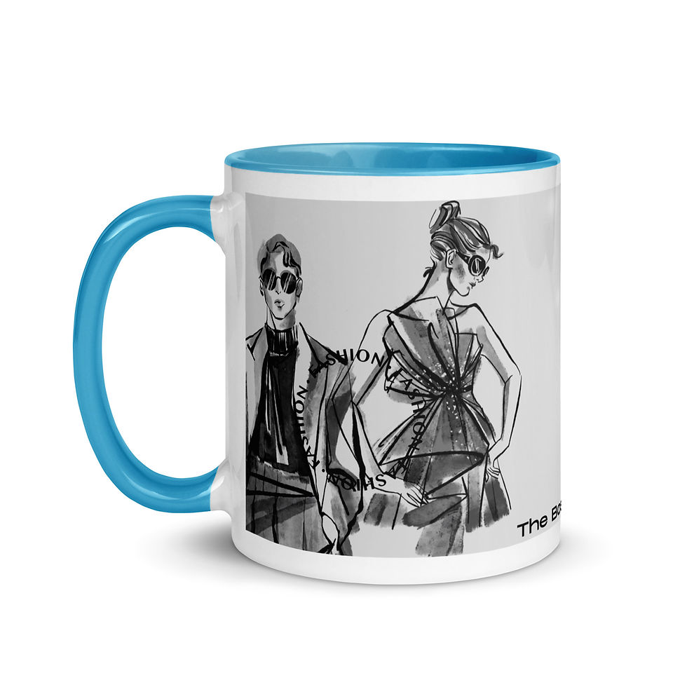 Thumbnail: Coffee Mug | 2 Sizes | Ceramic White w/ Interior Color | Runway