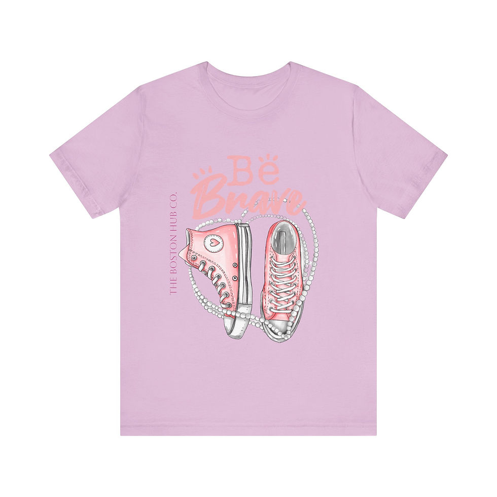 Thumbnail: T-Shirt | MORE Colors | Unisex | Sizes: XS - 5XL | Be Brave Converse Shoes
