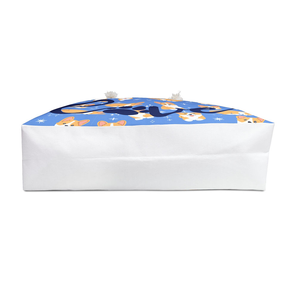 Thumbnail: Weekender Bag | 1 Size | White | Corgi Love