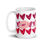Thumbnail: Coffee Mug | 3 Sizes | Ceramic Glossy White | Lips Heart and Love