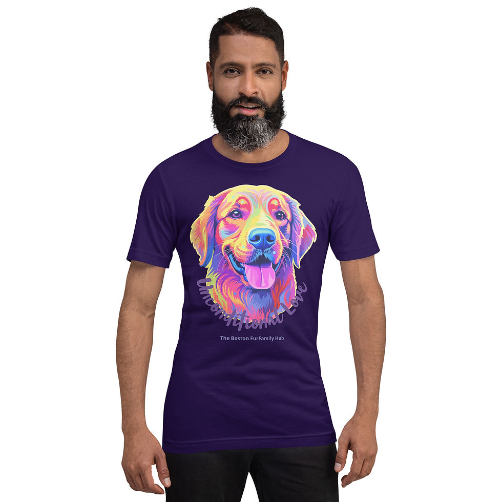 Thumbnail: T-Shirt | 10 Colors | Unisex | Sizes: XS - 5XL | Labrador Unconditional Love