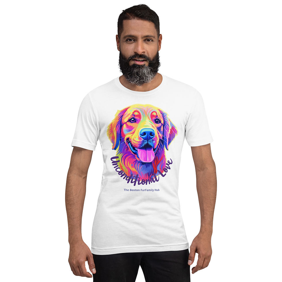 Thumbnail: T-Shirt | 10 Colors | Unisex | Sizes: XS - 5XL | Labrador Unconditional Love