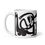 Thumbnail: Coffee Mug | 3 Sizes | Ceramic glossy White | Modern Art
