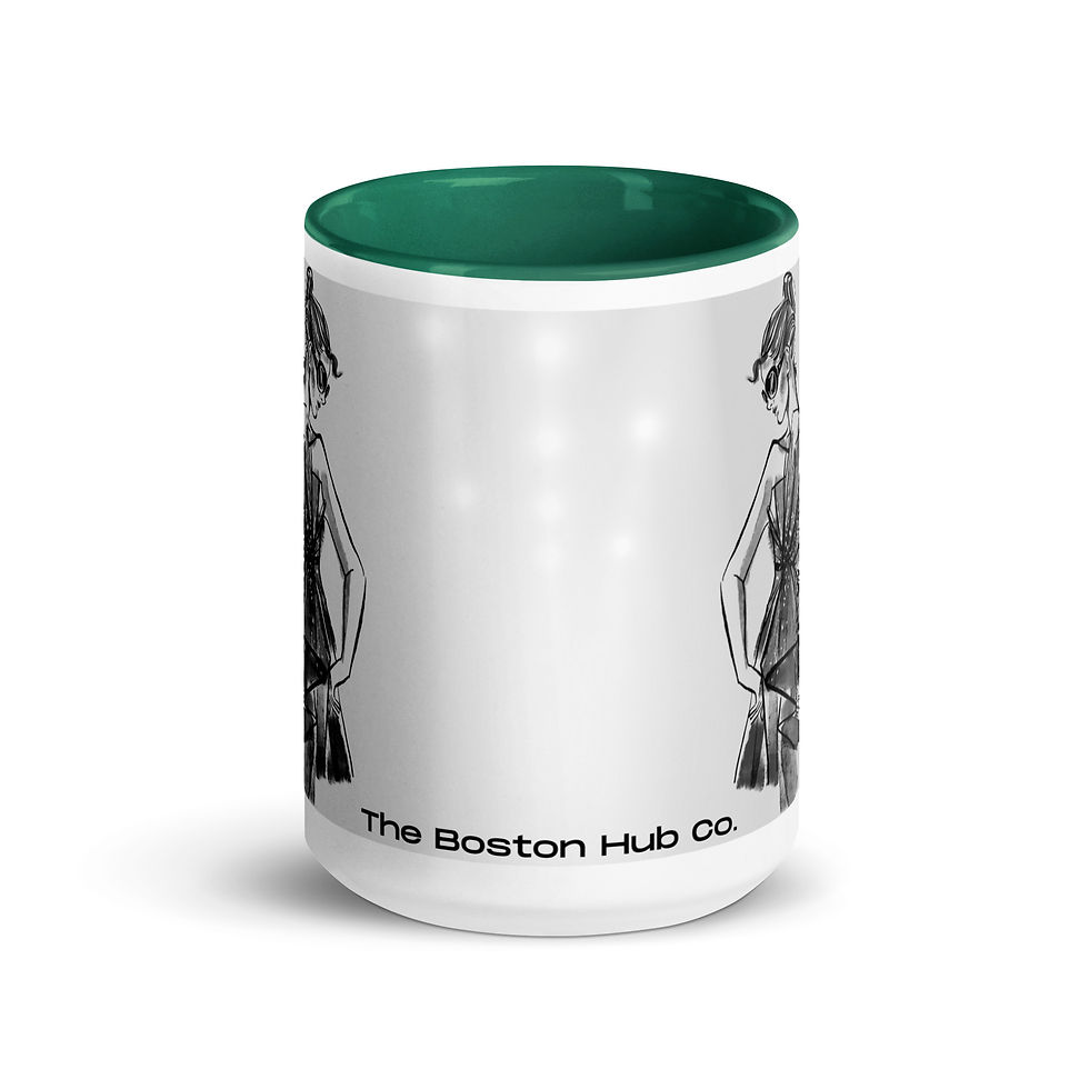 Thumbnail: Coffee Mug | 2 Sizes | Ceramic White w/ Interior Color | Runway
