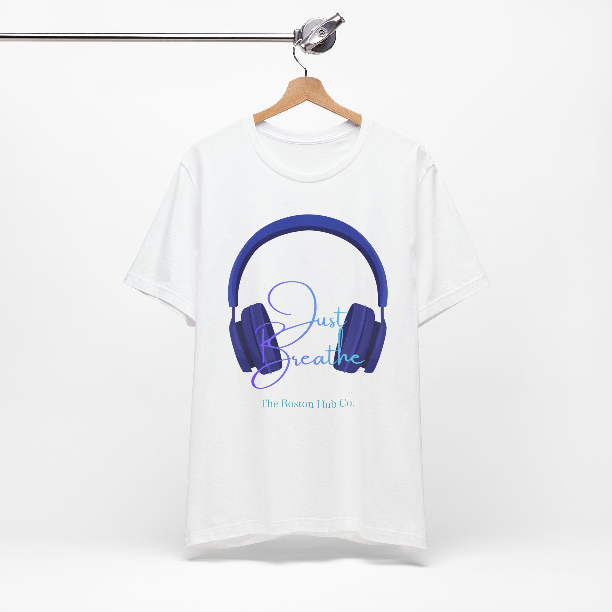 T-Shirt | MORE Colors | Unisex | Sizes: XS - 5XL | Headphone Just Breathe